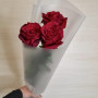 3 бордовые розы фото 3