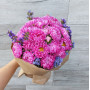 Букет из 15 розовых астр фото 2